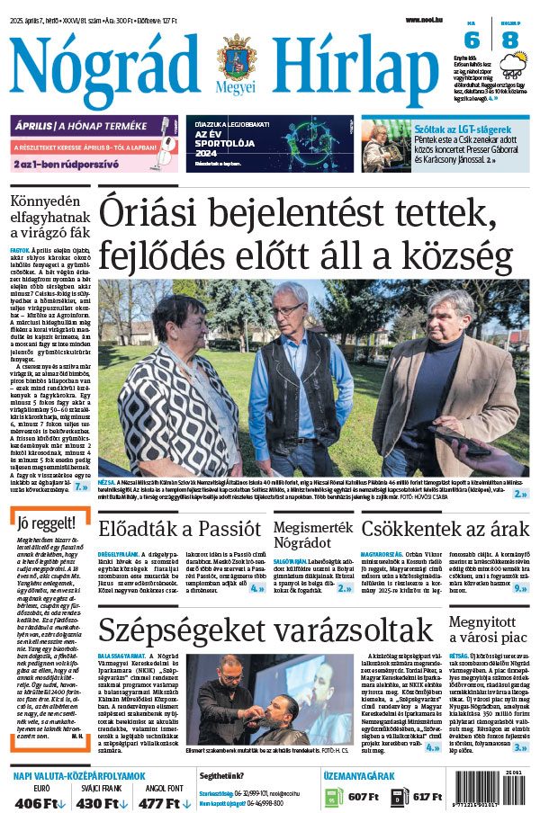 Lapszám: 2025.04.07.
