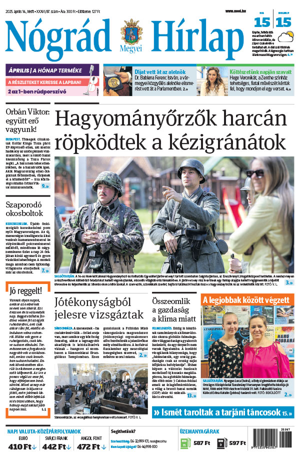 Lapszám: 2025.04.14.