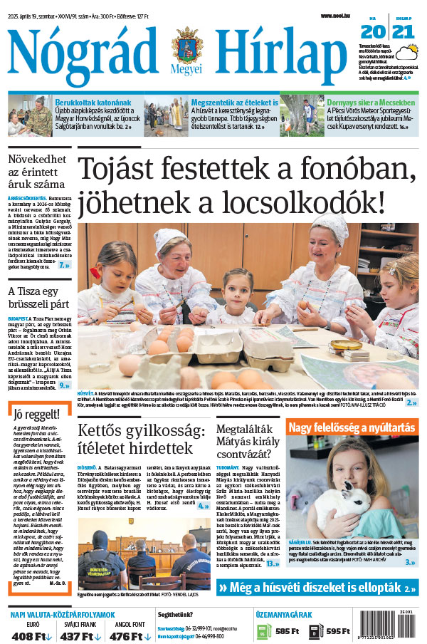 Lapszám: 2025.04.19.