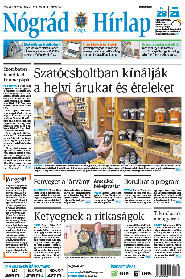 Lapszám: 2025.04.23.