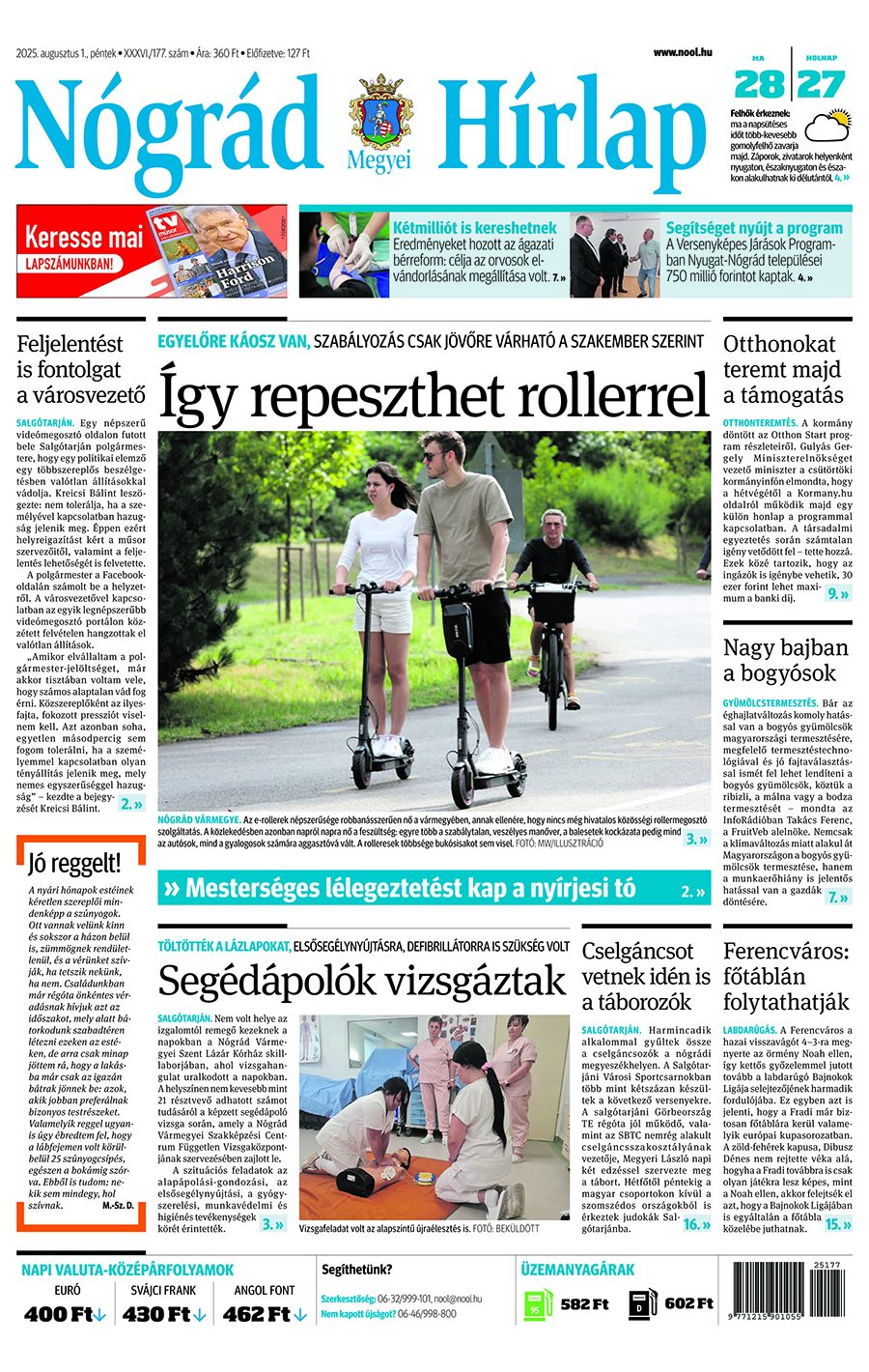 Lapszám: 2025.08.01. + melléklet