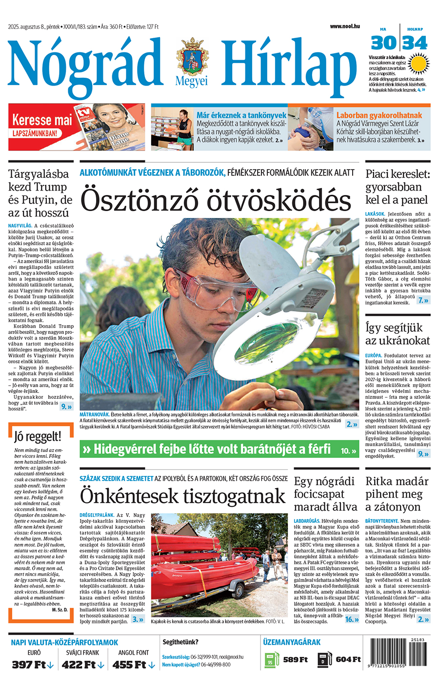 Lapszám: 2025.08.08. + melléklet