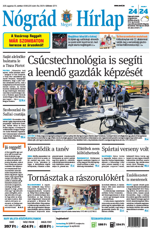 Lapszám: 2025.08.30.