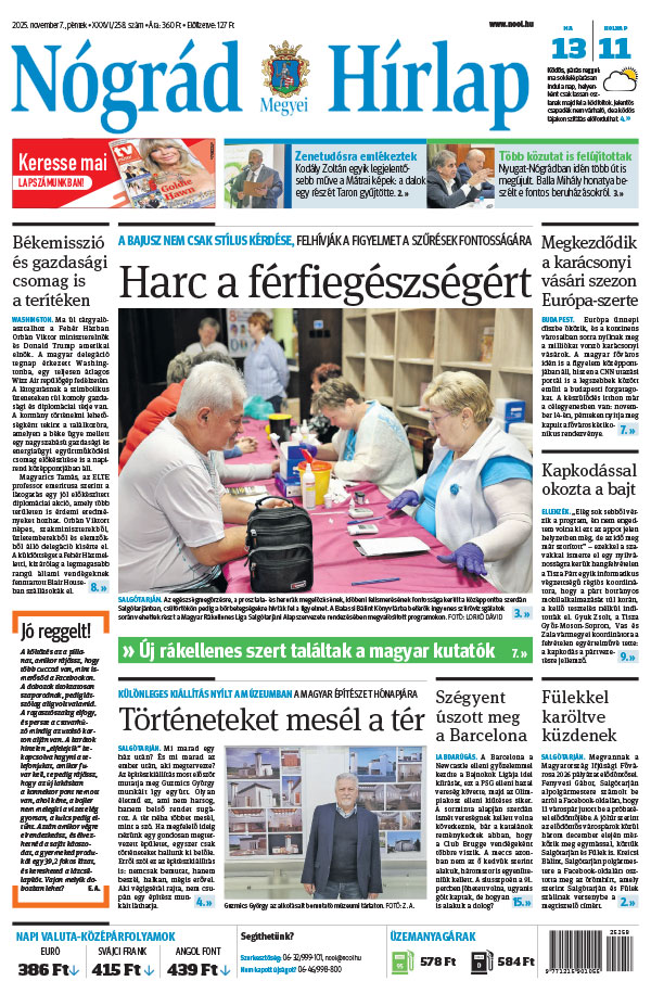 Lapszám: 2025.11.07. + MELLÉKLET