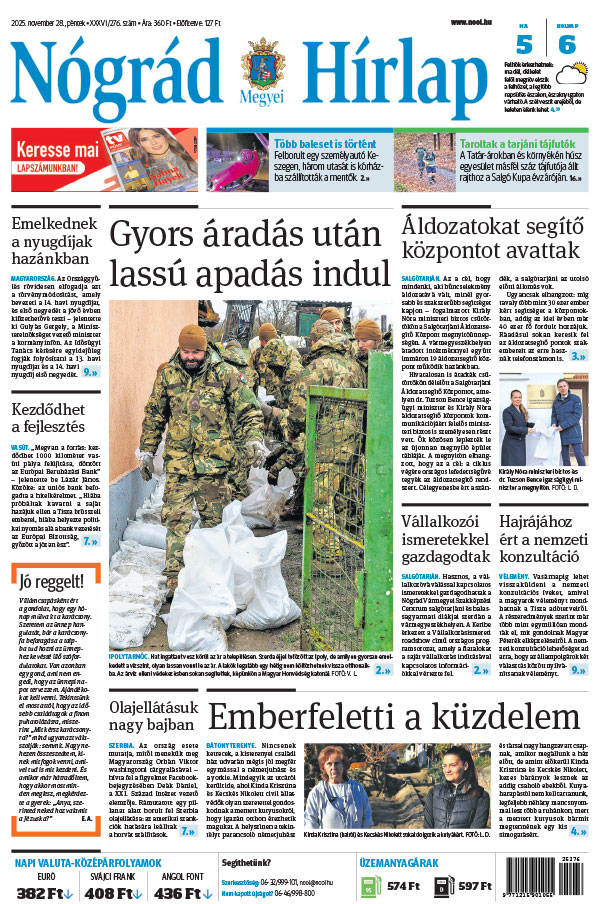 Lapszám: 2025.11.28. + MELLÉKLET