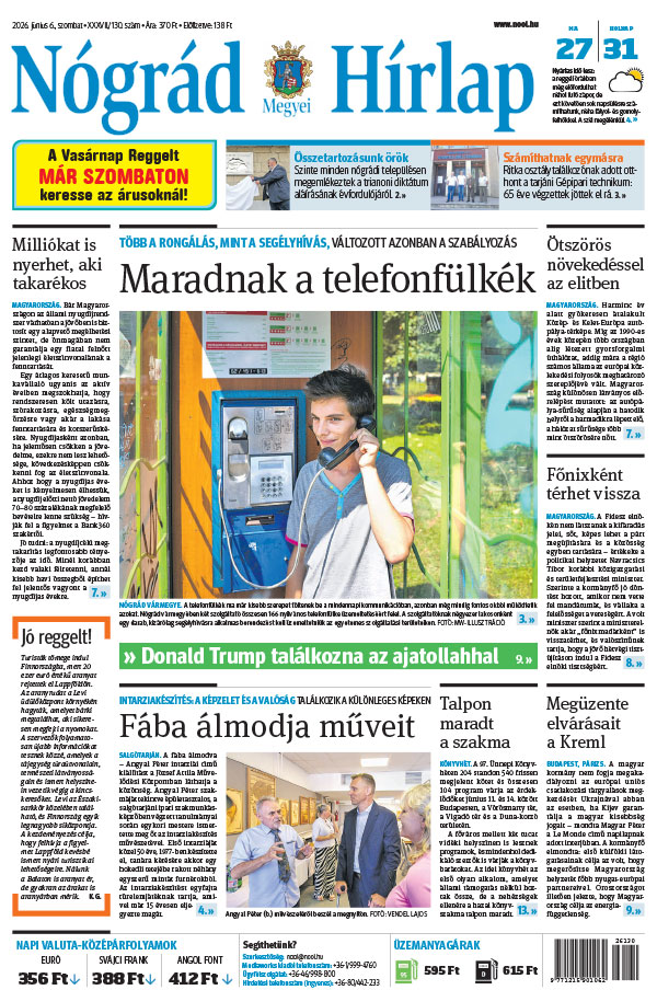 Lapszám: 2026. 06. 06.