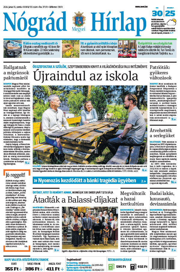 Lapszám: 2026. 06. 10.