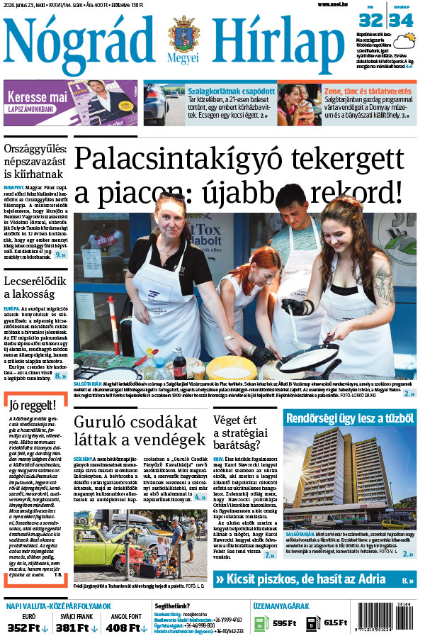 Lapszám: 2026. 06. 23.