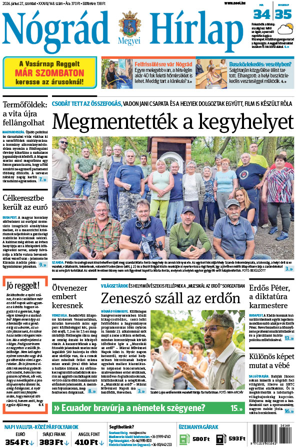Lapszám: 2026. 06. 27.