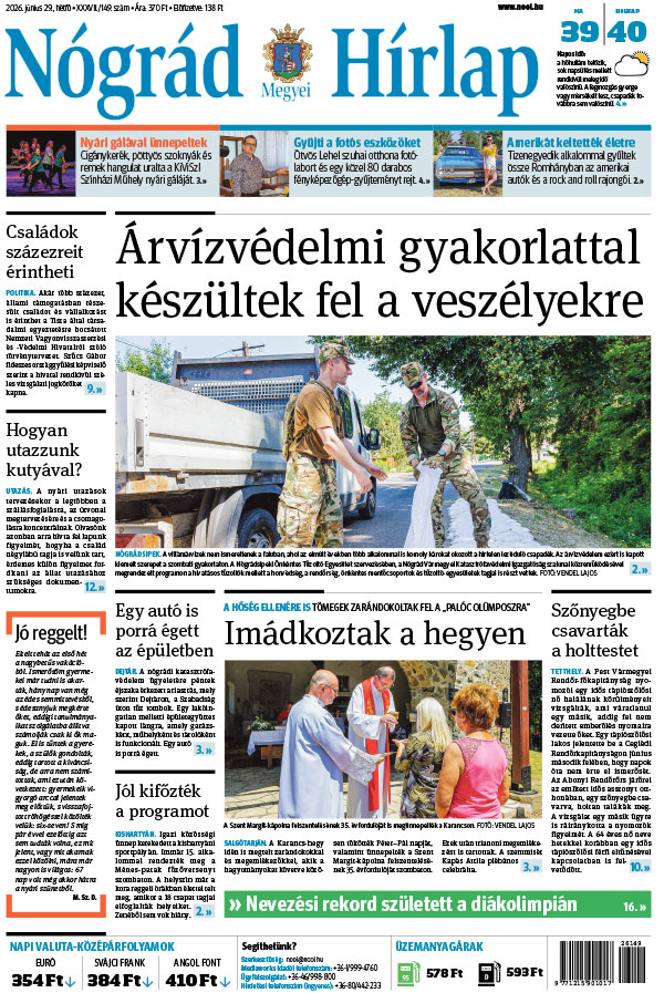 Lapszám: 2026. 06. 29.